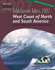 Cover of: Tide Tables 2007: West Coast of North and South America (Tide Tables West Coast of North and South America)