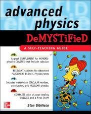 Cover of: Advanced Physics Demystified by Stan Gibilisco