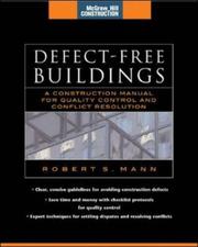 Cover of: Defect-Free Buildings (McGraw-Hill Construction) by Robert S. Mann