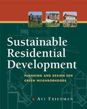 Cover of: Sustainable Residential Development