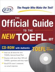 The Official Guide to the New TOEFL IBT with CD-ROM (Official Guide to the New Toefl Ibt)