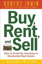 Cover of: Buy, Rent, and Sell by Robert Irwin