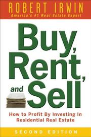 Cover of: Buy, Rent, and Sell by Robert Irwin, Robert Irwin