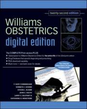 Cover of: Williams Obstetrics, 22ed - Digital Edition