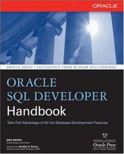 Cover of: Oracle SQL Developer Handbook (Osborne Oracle Press) by Dan Hotka