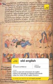 Cover of: Teach Yourself Old English Complete Course (Book Only) (Teach Yourself)