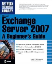 Cover of: Microsoft Exchange Server 2007 by Nick Cavalancia