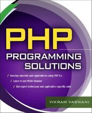Cover of: PHP Programming Solutions