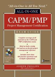 Cover of: CAPM/PMP Project Management All-in-One Exam Guide (All-in-one) by Joseph Phillips