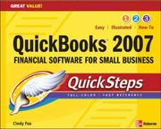 Cover of: QuickBooks 2007 QuickSteps (Quicksteps)
