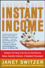 Cover of: Instant Income by Janet Switzer