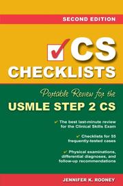 Cover of: CS Checklists by Jennifer K. Rooney