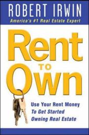 Cover of: Rent to Own | Robert Irwin