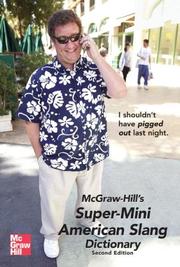 Cover of: McGraw-Hill's Super-Mini American Slang Dictionary (McGraw-Hill Super Mini) by Richard A. Spears