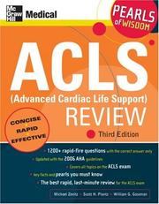 Cover of: ACLS (Advanced Cardiac Life Support) Review: Pearls of Wisdom (McGraw-Hill
