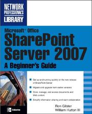 Microsoft® Office SharePoint® Server 2007