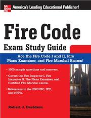 Cover of: Fire Code Exam Study Guide by Robert L. Davidson