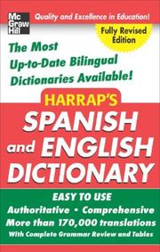 Cover of: Harrap's Spanish and English Dictionary Hardcover Ed. (Harrap's)