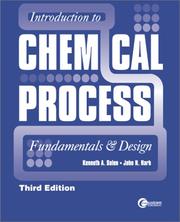 Cover of: Introduction to Chemical  Process by Ken Solen