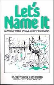 Cover of: Let's Name It: 10,000 Boat Names for All Types of Watercraft