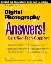 Cover of: Digital photography | Johnson, Dave