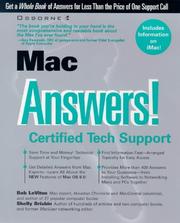 Cover of: Mac Answers! Certified Tech Support