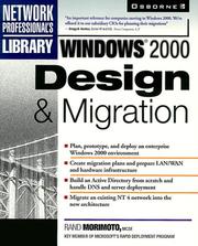 Cover of: Windows 2000: design & migration