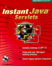 Cover of: Instant Java servlets