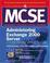 Cover of: MCSE administering Exchange 2000 server study guide (exam 70-224)