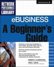 Cover of: eBusiness by Robert C. Elsenpeter