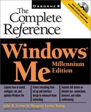 Cover of: Windows Millennium Edition by John R. Levine, Margaret Levine Young, Margaret L. Young, Doug Muder, Alison Barrows, Rima Regas, John R. Levine, Margaret L. Young, Doug Muder, Alison Barrows, Rima Regas