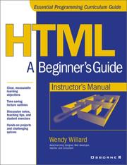 Cover of: Instructor's Manual by Willard