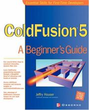 Cover of: ColdFusion 5: a beginners guide
