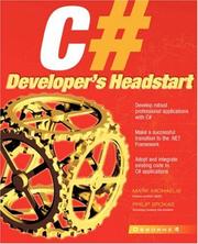 Cover of: C# developer's headstart