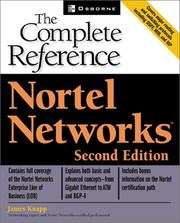 Cover of: Nortel networks: the complete reference