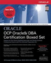 Cover of: OCP Oracle9i DBA Certification Boxed Set by Jason Couchman, Rama Velpuri, Charles Pack, Sudheer Marisetti