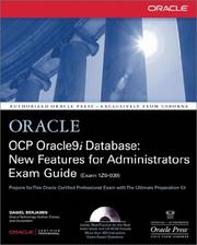 Cover of: OCP Oracle9i database by Benjamin, Daniel.