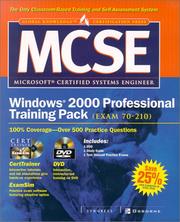 Cover of: McSe Windows 2000 Professional Training Pack (Exam 70 210 (Certification Press) by Syngress Media