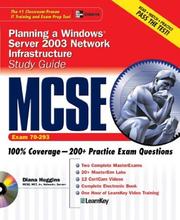 Cover of: MCSE planning a Windows server 2003 network infrastructure study guide: Exam 70-293