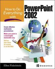 Cover of: How to do everything with PowerPoint 2002