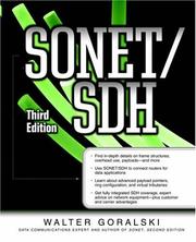 Cover of: Sonet/SDH Third Edition by Walter J. Goralski