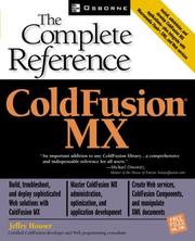 Cover of: Coldfusion MX: the complete reference