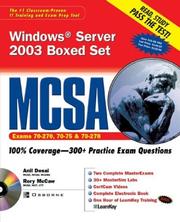 Cover of: MCSA Windows Server 2003 Boxed Set (Exams 70-290, 70-291, & 70-270)