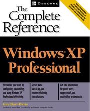 Cover of: Windows(R) XP Professional | Guy Hart-Davis