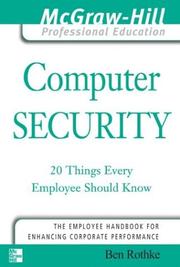 Cover of: Computer Security by Ben Rothke
