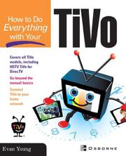 Cover of: How to do everything with your TiVo by Todd W. Carter