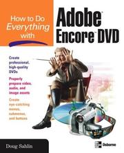 Cover of: How to do everything with Adobe Encore DVD