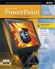 Cover of: Microsoft Office 2003 PowerPoint : A Professional Approach, Comprehensive w/ Student CD