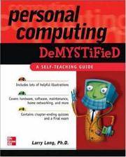 Cover of: Personal computing demystified by Larry E. Long