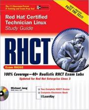 Cover of: RHCT Red Hat Certified Technician Linux Study Guide (Exam RH202) (Certification Press)